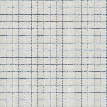 White Checkered with Proferated Blue lines